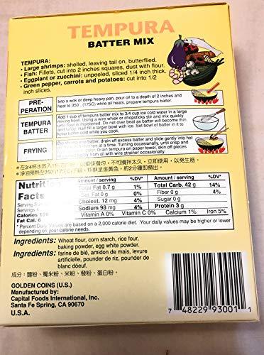 Golden Coins, Tempura Batter Mix, 8 oz - Mighty Depot