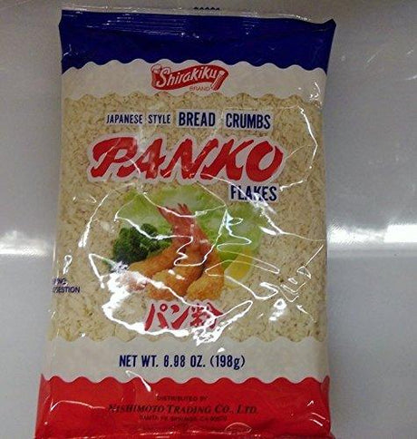 Shirakiku Japanese Style Bread Crumbs Panko Flakes Pack of TWO 198g Each Pack - Mighty Depot