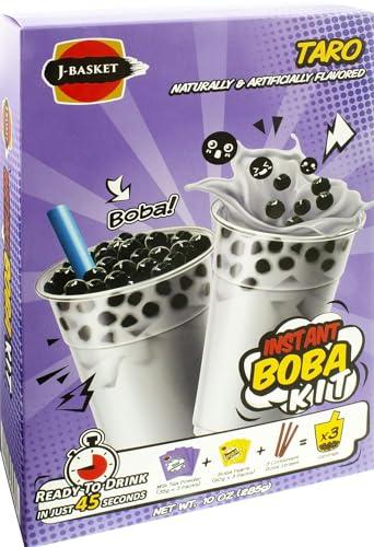 J-BASKET Taro Tea Boba Kit, 10 Ounce - Mighty Depot