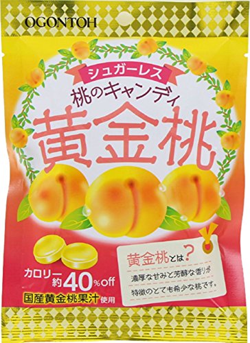 Golden sugar peach of candy golden peach 50g ~ 10 bags [Parallel import] - Mighty Depot