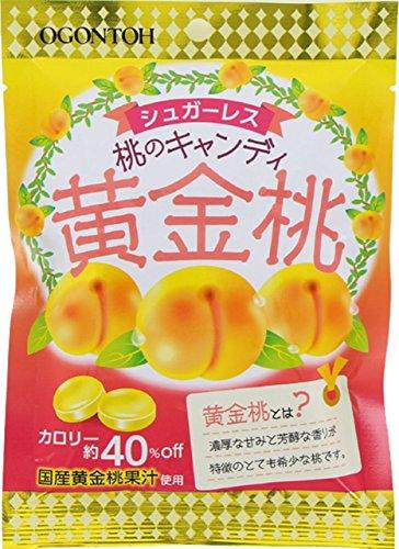 Golden sugar peach of candy golden peach 50g ~ 10 bags [Parallel import] - Mighty Depot