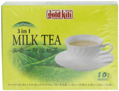 Gold Kili Instant 3 in 1 Milk Tea # 491, 6.3-Ounce (Pack of 6)