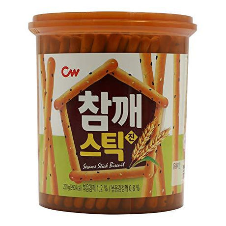 Cheongwoo, Sesame Stick Original Biscuit, 7.76 Ounce - Mighty Depot