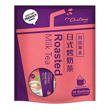 Taiwan Chatime Milk Tea 日出茶太奶茶系列 (Roasted Milk Tea 日式烤奶茶, 2 Pack) - Mighty Depot