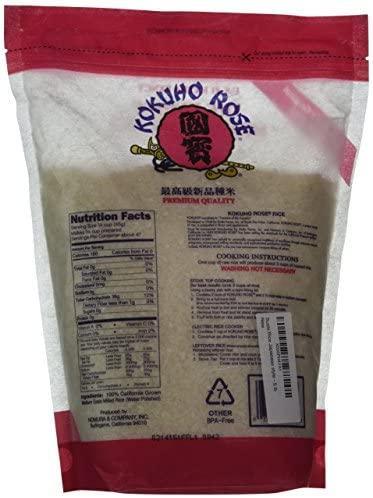 Kokuho Rice Sushi, 5 Lb - Mighty Depot