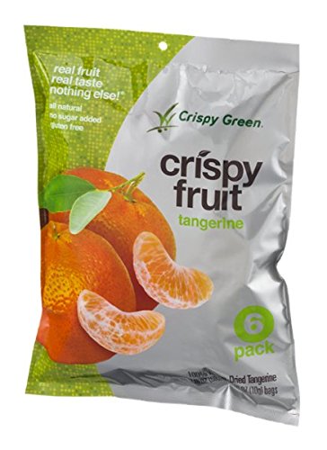 Crispy Green Crispy Fruit 100% Freeze Dried Tangerine - 6 CT