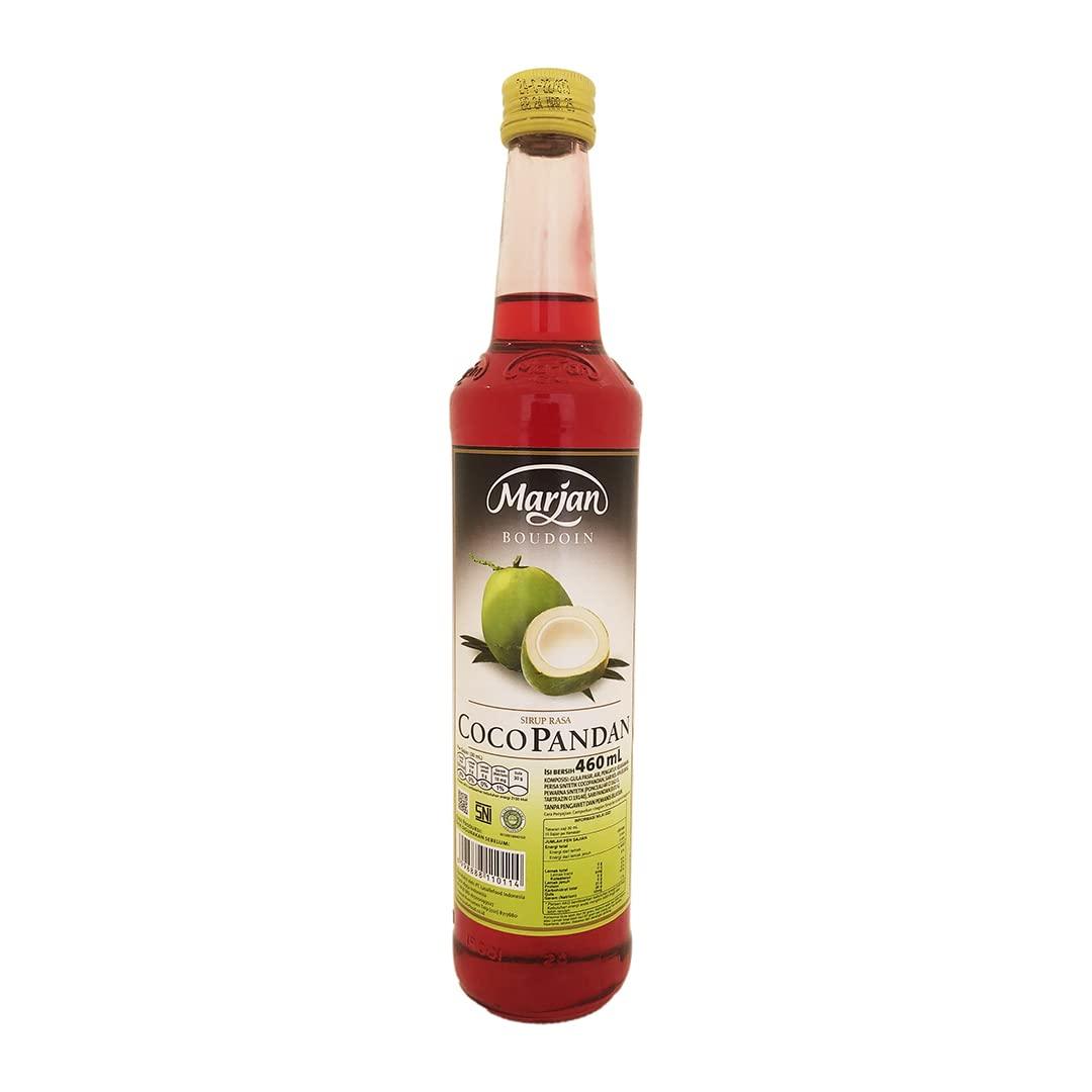 marjan sirup rasa cocopandan (cocopandan syrup) - 15.5fl oz - Mighty Depot