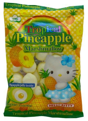 Hello Kitty Pineapple Marshmallows, 3.1-Ounce (Pack of 5)