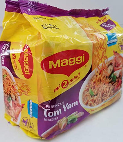 Maggi Tom Yum Noodles, 2.8 Ounce (Pack of 60)