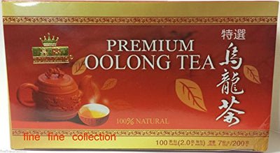 Royal King Premium Oolong Tea / 7 oz 100 tea bags each (pack of 3) (3 X)