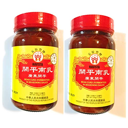 Havista Bean Curd (Fermented) In Seasoning Sauce 11.22 Oz(2 Pack)開平南乳