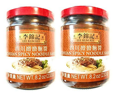 Lee Kum Kee Sichuan Spicy Noodle Sauce 8.2 Oz(2 Pack)四川擔擔麵醬