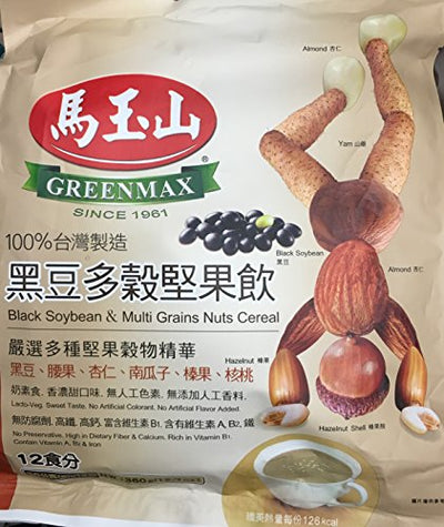 12.7oz GreenMax Black Soybean & Multi Grains Nuts Cereal (Pack of 1)
