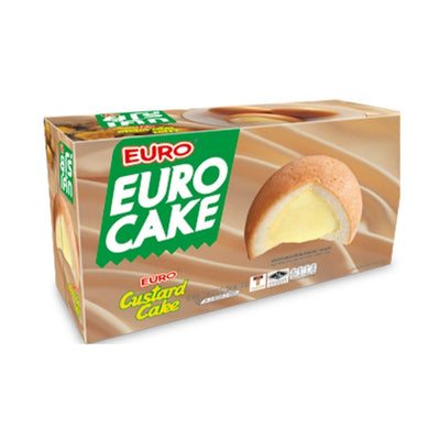 Euro cake custard flavour cupcake snack 17 g x 12 packs