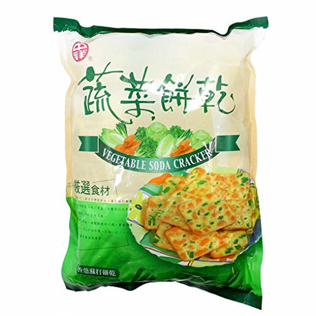 Traditional Taiwanese Scallion Soda Crackers 12.7 oz - Mighty Depot