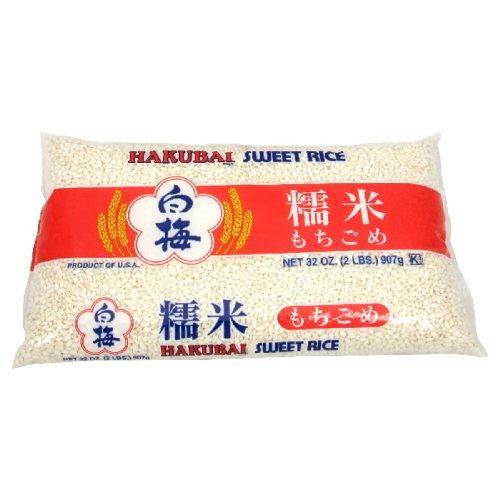 Hakubai Sweet Rice, 2-Pound (Pack of 6) - Mighty Depot