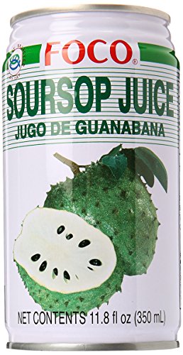 Foco Soursop Juice Drink (Jugo De Guanabana/Graviola) - 11.8 Oz (350 Ml) - Pack of 24