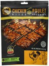 Golden Nest Chicken Jerky Bites, Gluten Free, Healthy Homemade Style BBQ Meat From Gourmet USA Chicken, Award Winning Premium Jerky, 4 Ounces (Honey Teriyaki) - Mighty Depot