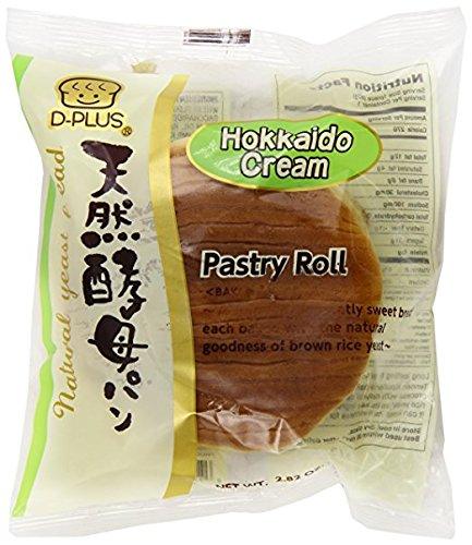 D-Plus - Japanese Bread Baked Wheat Cake (Hokkaidou Milk Cream), 2.82 Ounces, (Pack of 2) - Mighty Depot