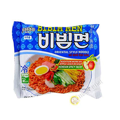 Paldo Bibim Men Korean Spicy Oriental Style Noodle, 22.90 Oz