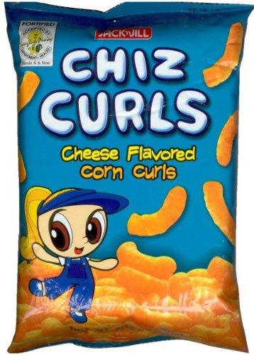 Jack n Jill Chiz curls cheese flavored 55g - Mighty Depot