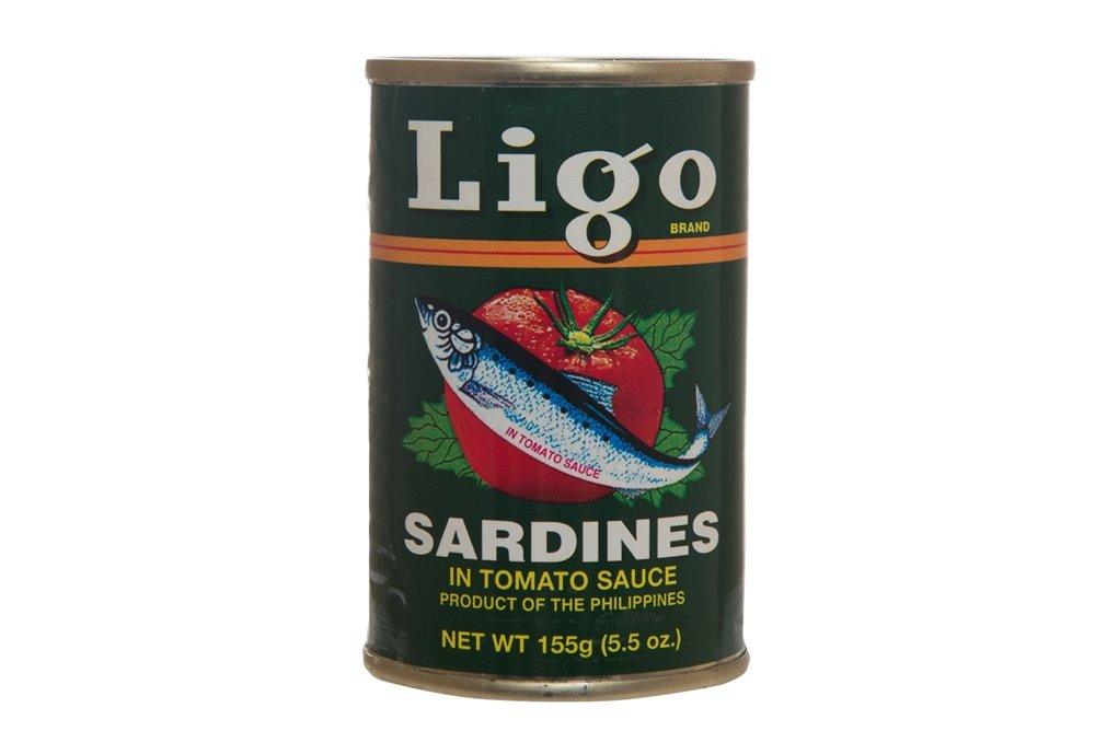 Ligo Sardines w/ Tomato Sauce (Green) 155g - Mighty Depot