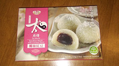 Tai Mochi Red Bean with Coconut Shreds