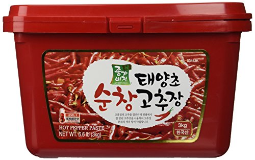 Jonggavision Hot Pepper Paste, 6.6 Pound