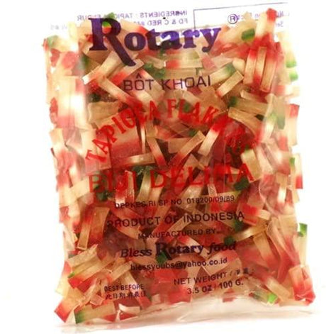 Rotary Biji Delima (Tapioca Flakes) - 3.5 oz (Pack of 3) - Mighty Depot