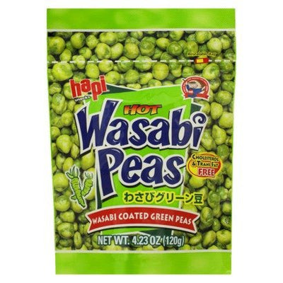 Hapi Hot Wasabi Peas 4.23 Oz (Pack of 4)