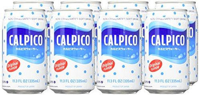 Calpico Soda Carbonated Soft Drink Original Flavored 11.3fl.oz, 6 Pack