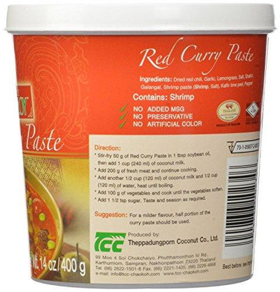 Red Curry Paste, 14 Oz (Pack of 2)