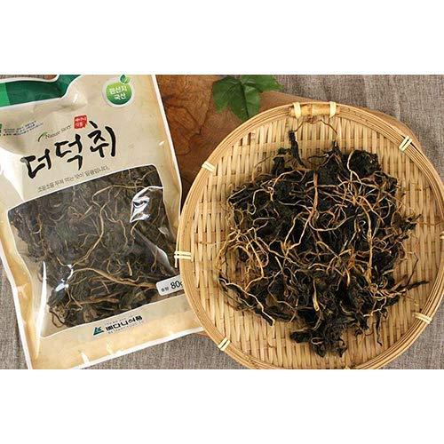 [Seoraksan Green Food] Korean Dried Namul(edible grass or leaves), Superior taste and aroma (Dried Deoduckchwi 80g) - Mighty Depot