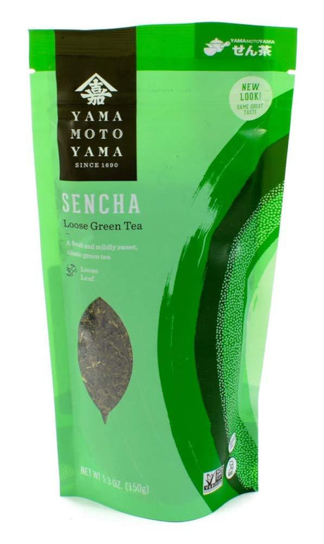 Japanese Yamamotoyama Sencha Loose Green Tea, 5.3 Ounces, 1 Bag - Mighty Depot