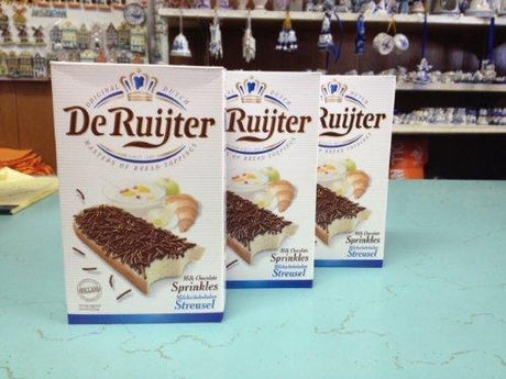 2 Packs De Ruyter Chocoadehagel Melk (Milk Chocolate Sprinkles) 14-oz Box - Mighty Depot