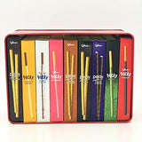 GLICO Pocky and Pejoy, Great Holiday Gift in Tin Box (Contains 9 Flavors) Net Wt. 20.3oz - Mighty Depot