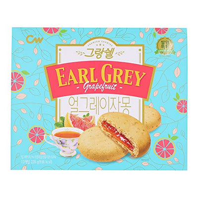 Cheongwoo, Grand-Shell Cookie Earl Grey Grapefruit, 9.38 Ounce