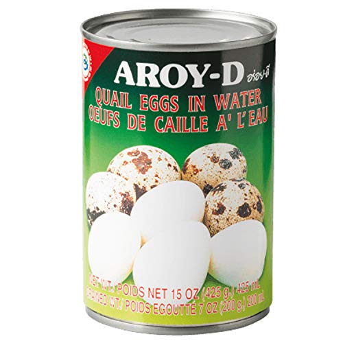 Aroy-D Quail Eggs in Water 15 oz - Pack of 6