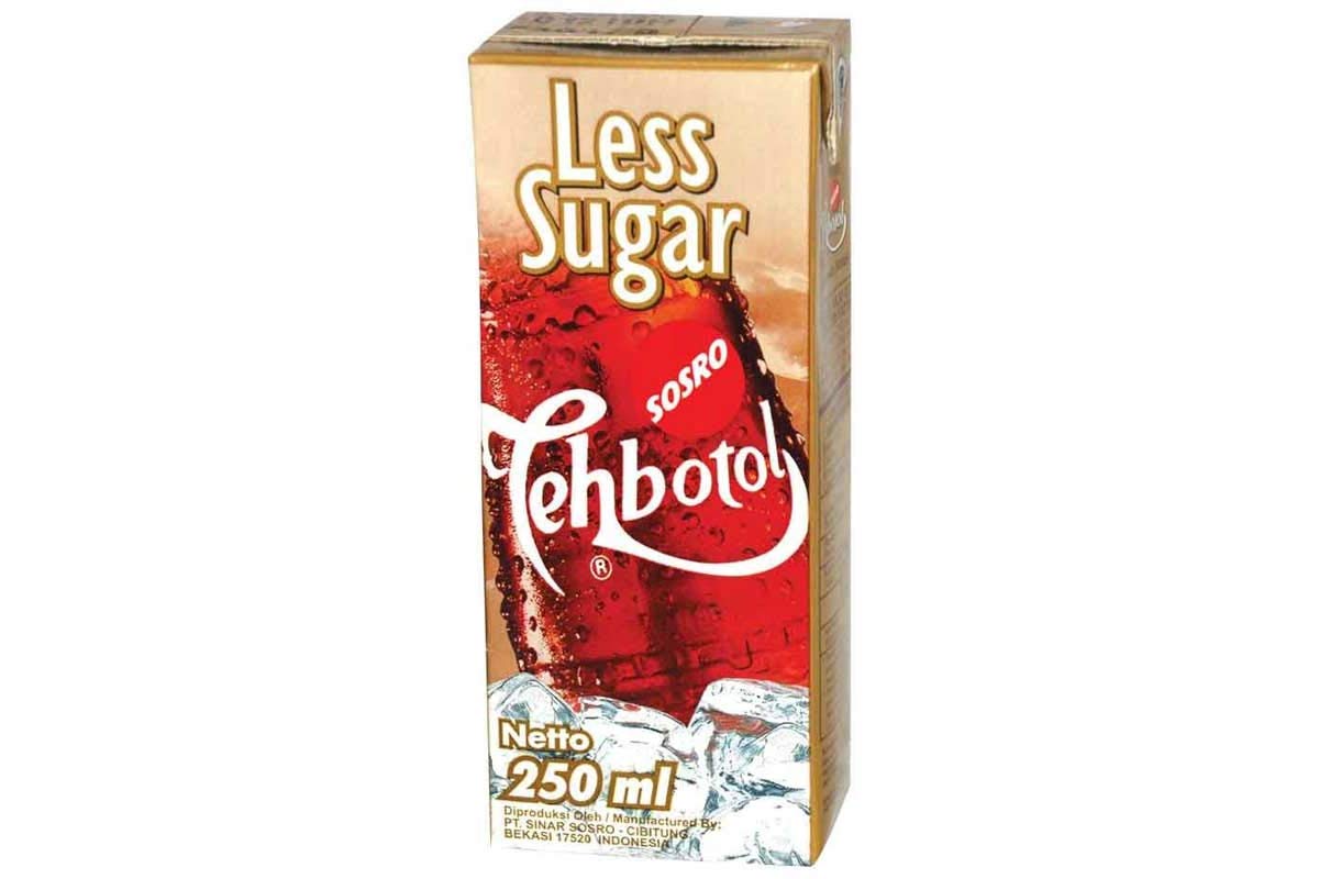 Teh Botol Less Sugar (Pack of 3)