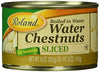 Roland Water Chestnuts, Sliced, 8 oz