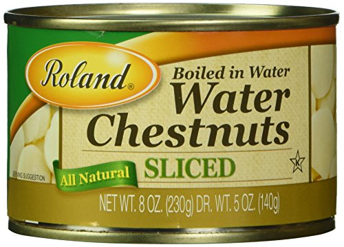 Roland Water Chestnuts, Sliced, 8 oz