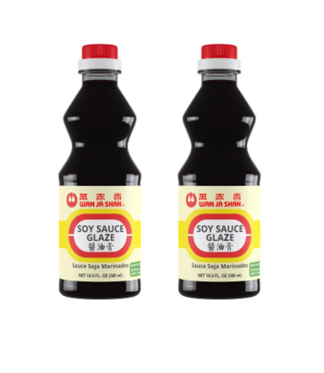 Wan Ja Shan Soy Sauce Glaze (2 Pack, Total of 33.8fl.oz) - Mighty Depot