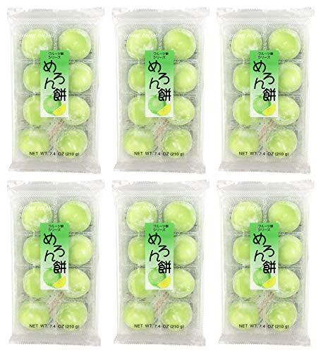 Fruits Mochi Daifuku Melon 7.4oz/210g (6pack)