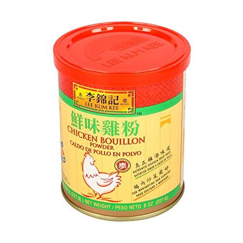 Chicken Bouillon Powder (Caldo De Pollo En Polvo)- 8oz [3 units] by Lee Kum Kee.