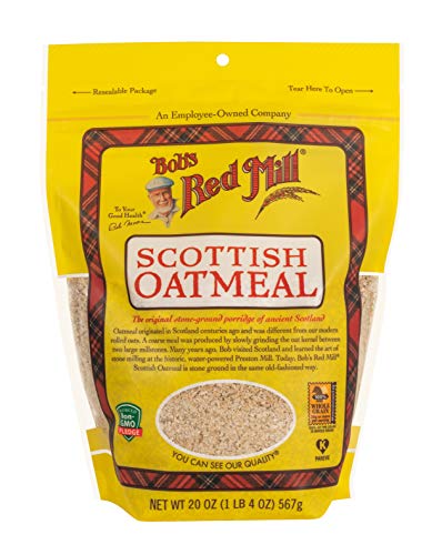 Bob's Red Mill Organic Scottish Oatmeal, 20 oz, 2 pk