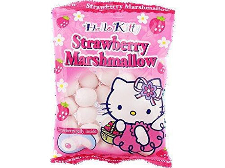 Hello Kitty Marshmallow - Strawberry Marshmallow Snacks Japanese Candy - Mighty Depot