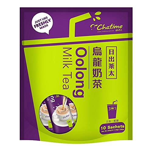 Taiwan Chatime Milk Tea 日出茶太奶茶系列 (Supreme Oolong Milk Tea 極品烏龍奶茶, 2 Pack)