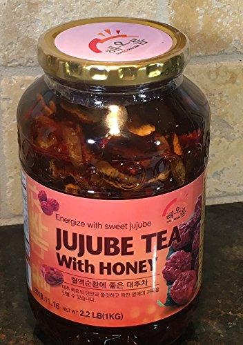 HAIO Jujube Tea With Honey - Energize With Korean Sweet Jujube - Product of Korea 2.2 lb - Mighty Depot