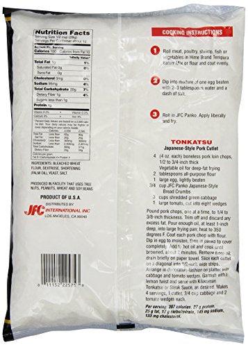 JFC Panko Bread Crumbs, 12-Ounce Packages (Pack of 6)