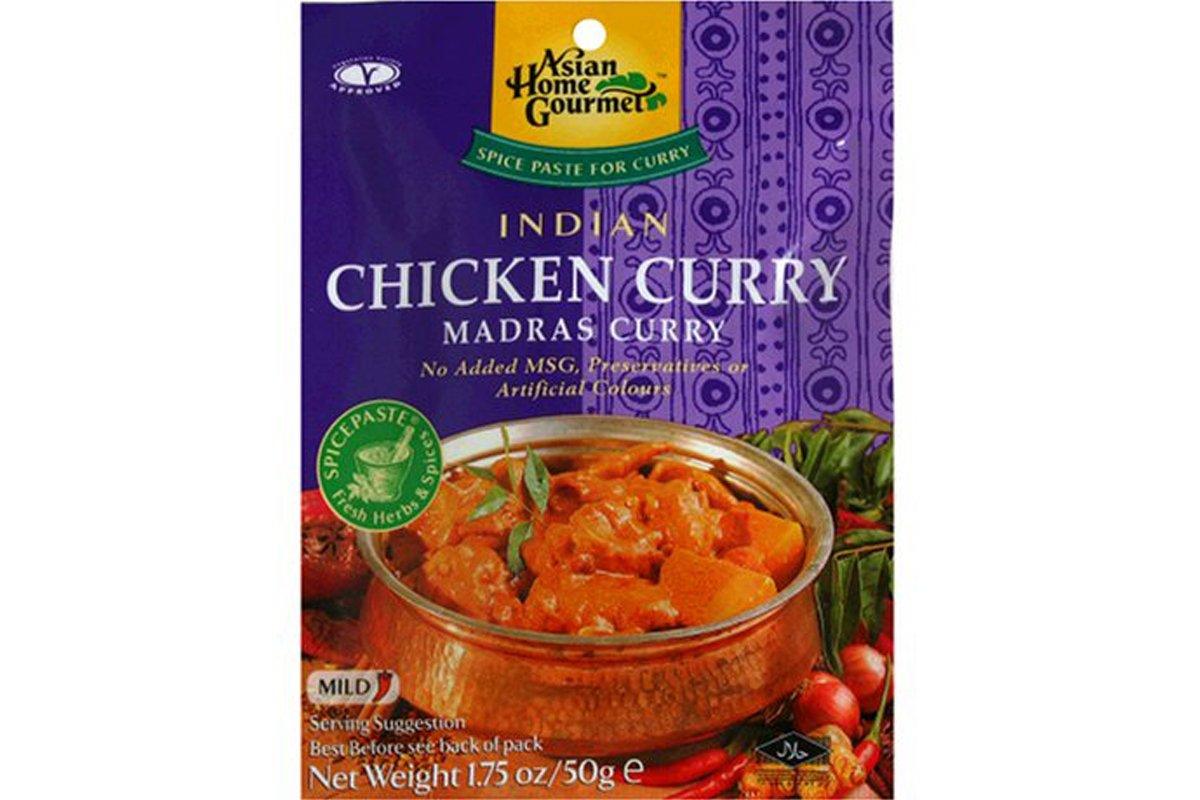 Asian Home Gourmet: Spice Paste for Indian Chicken Madras Curry (Pack of 1 of 1.75 Oz.) - Mighty Depot